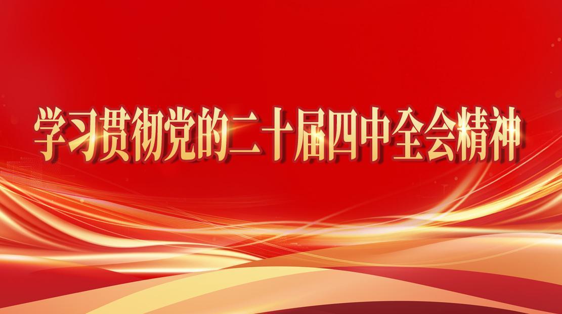 學習貫徹黨的二十屆四中全會精神